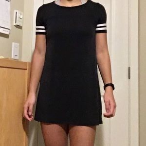 Pink Rose T-Shirt Dress